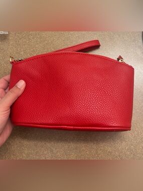 Sephora Red Wristlet Clutch- Cosmetic bag